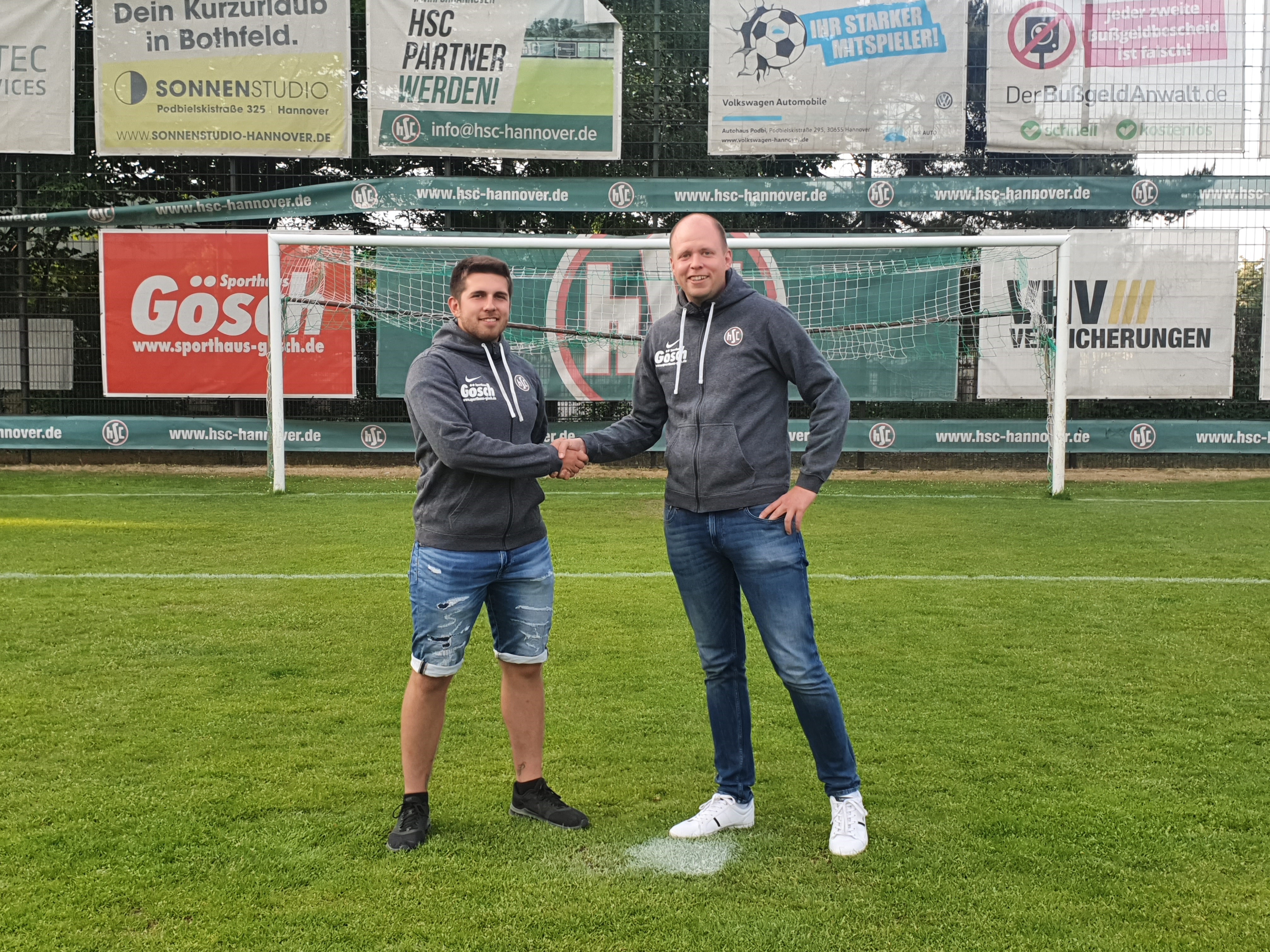 U23 Co-Trainer Marco Napps mit Bereichsleiter Philip Sievert